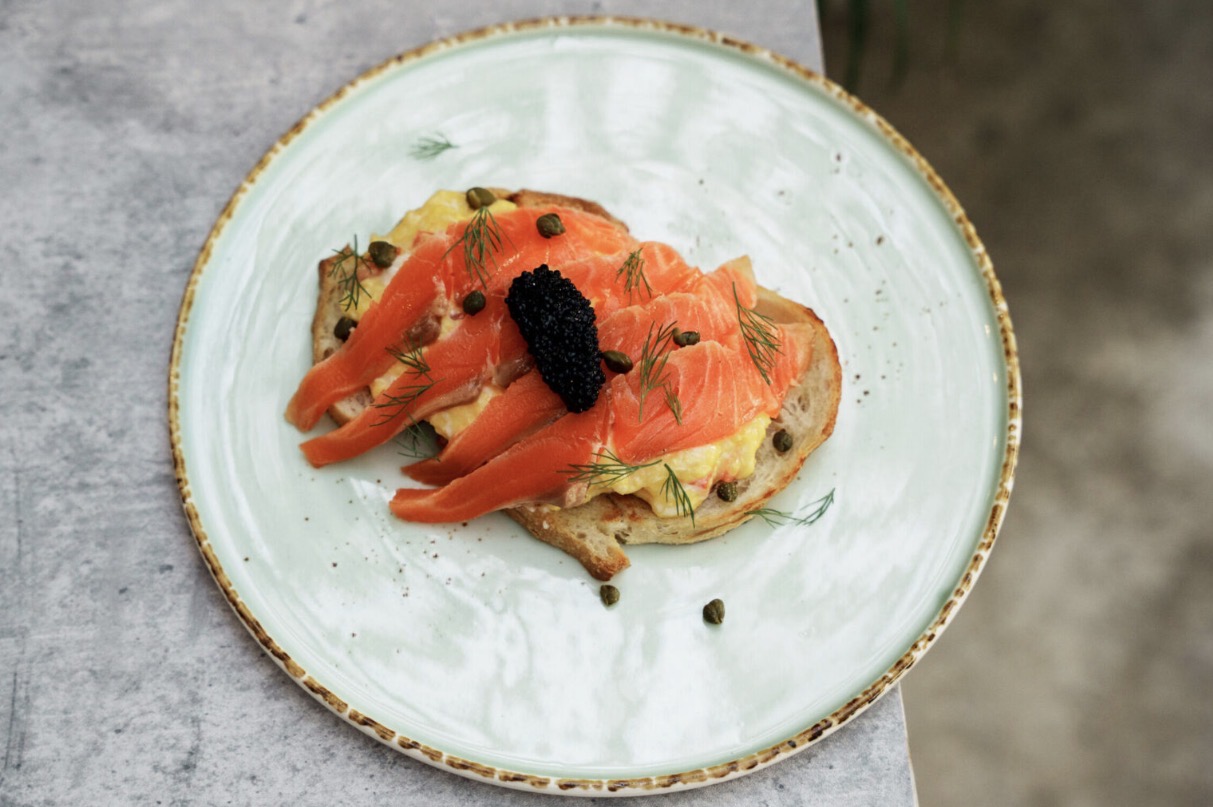 Bruschetta with Salmon