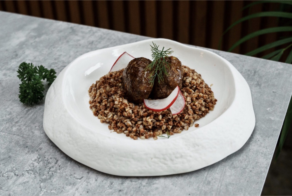 Beef Cutlet with Buckwheat