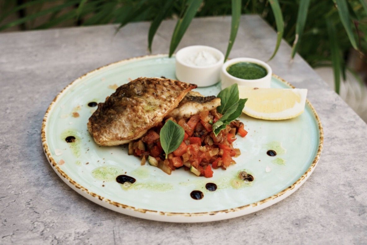Seabass with Vegetables