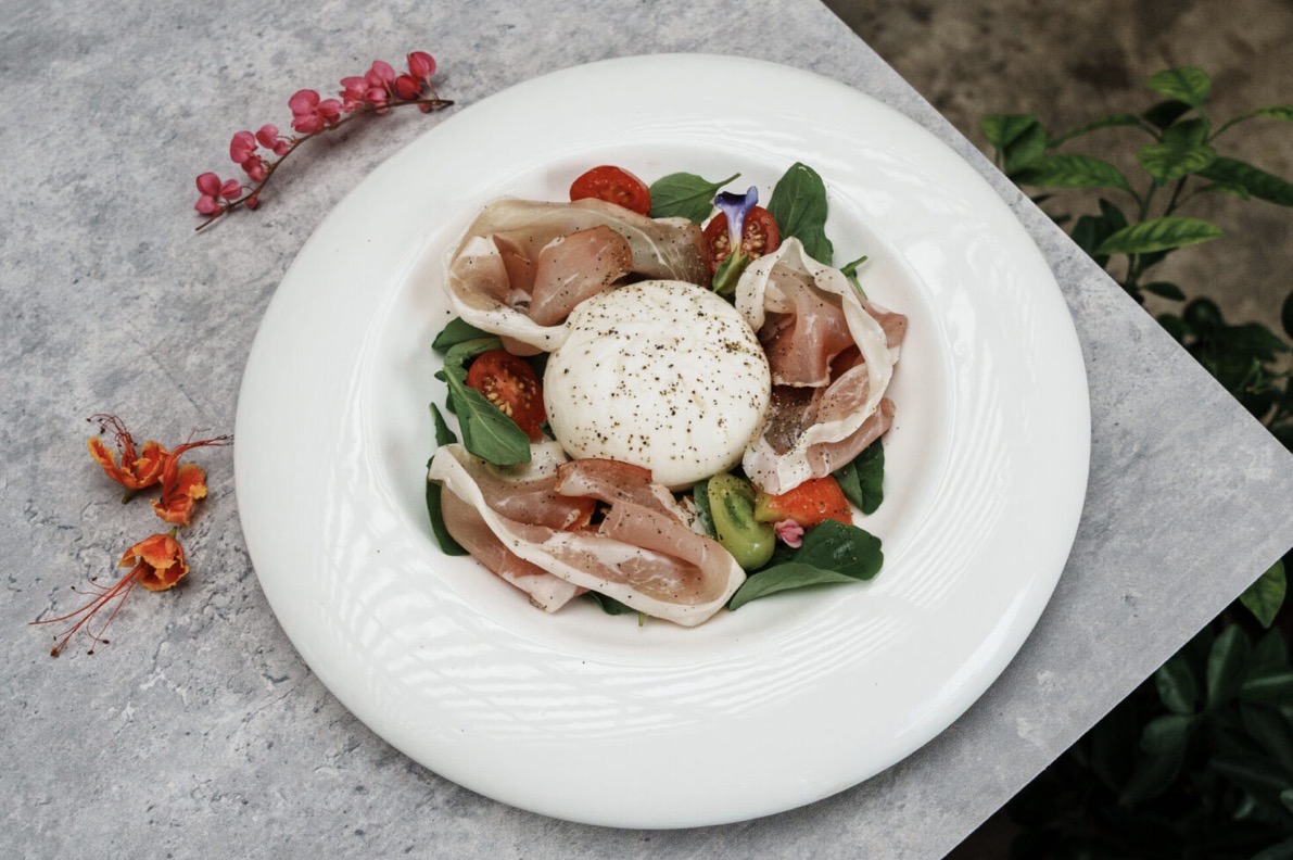 Burrata Salad with Parma Ham