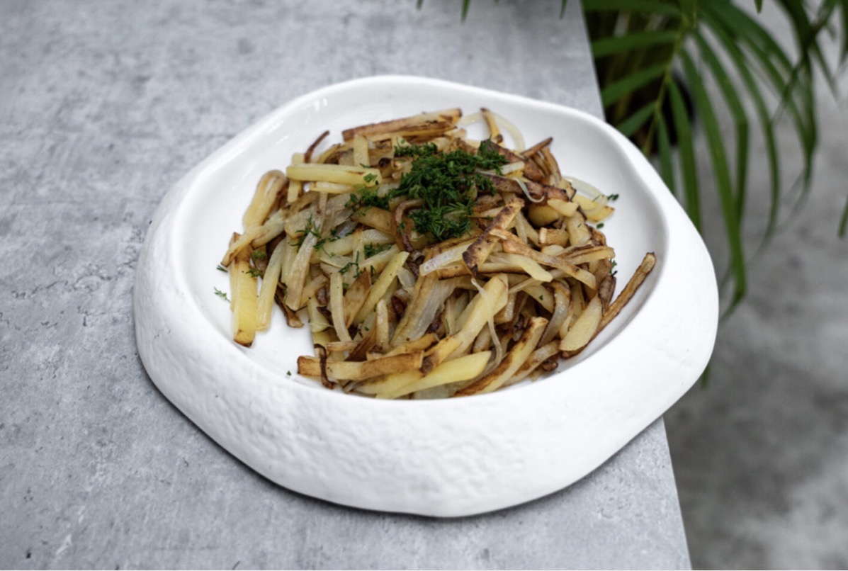 Fried Potatoes with Onions